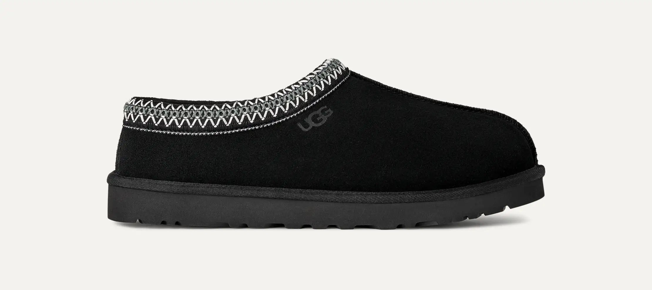 Ugg Tasman II 1174671 Ciabatta Uomo Nera Camoscio