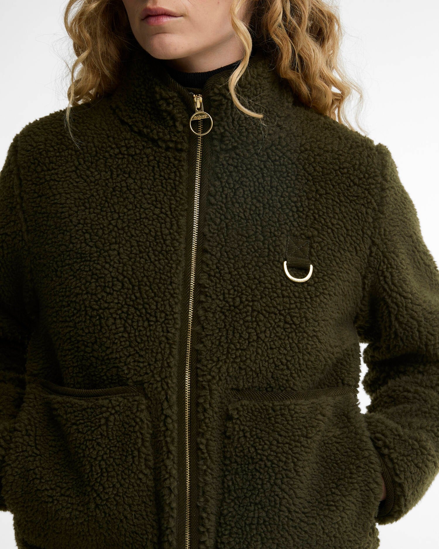 Barbour Eleonora Giacca Donna Olive Pile Teddy