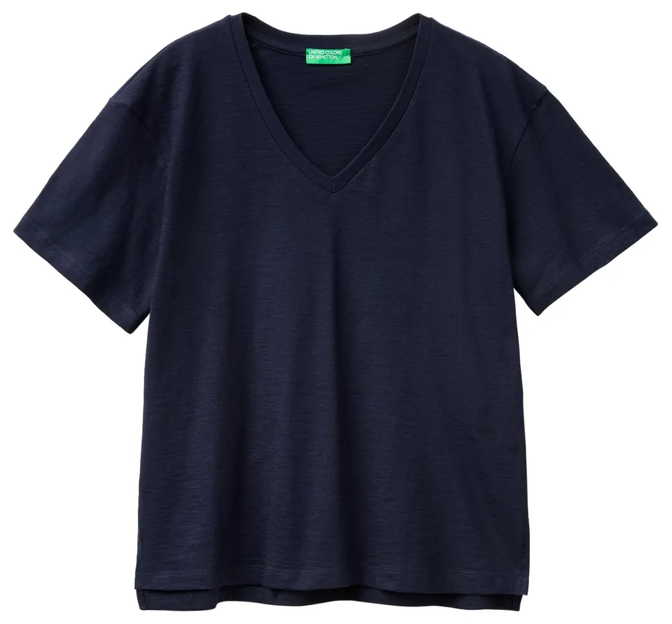 United Colors of Benetton T-shirt Scollo V maglietta comfort