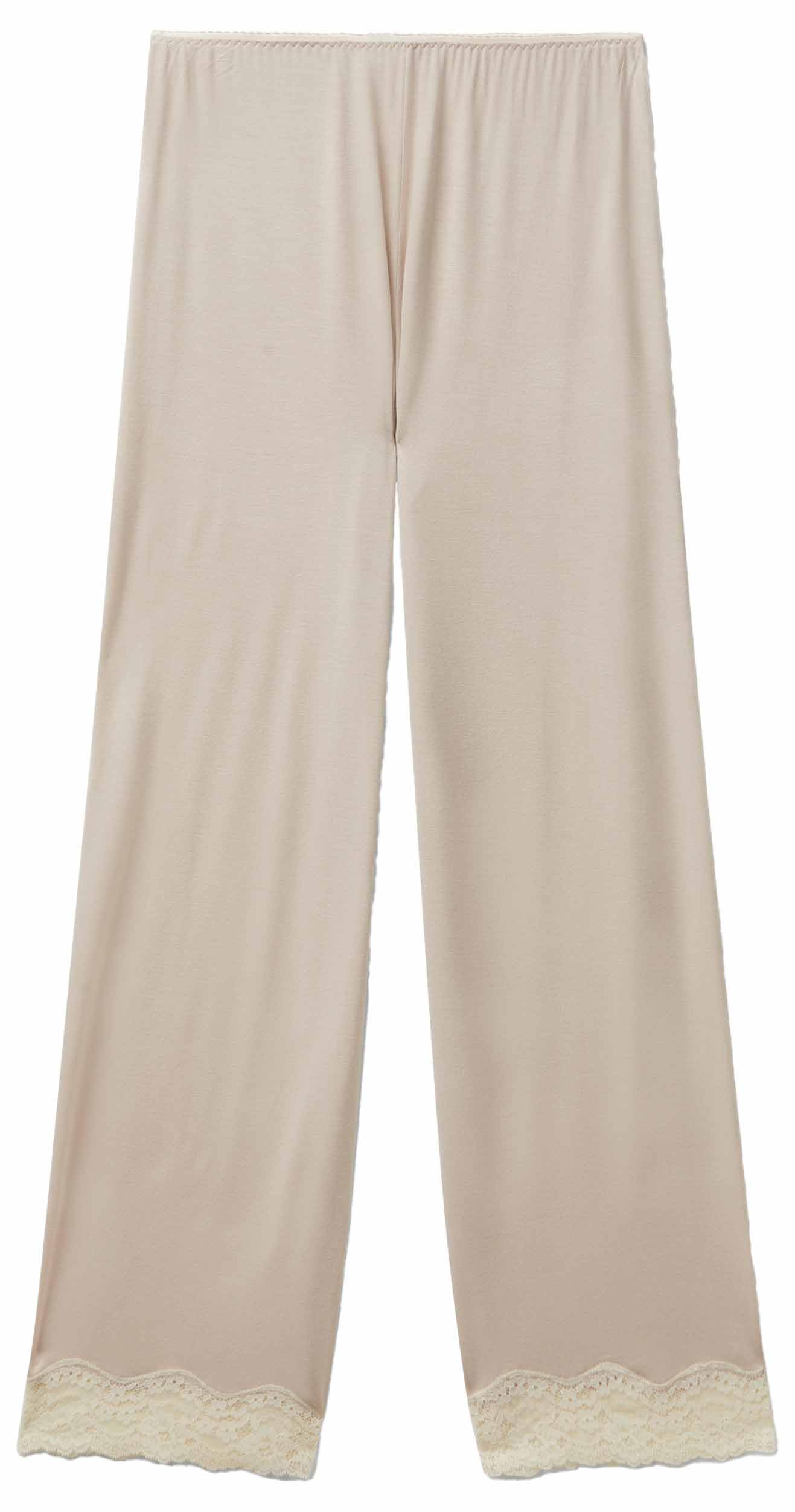 Benetton 3z123f04a Pantalone Pigiama Donna Lungo Nero