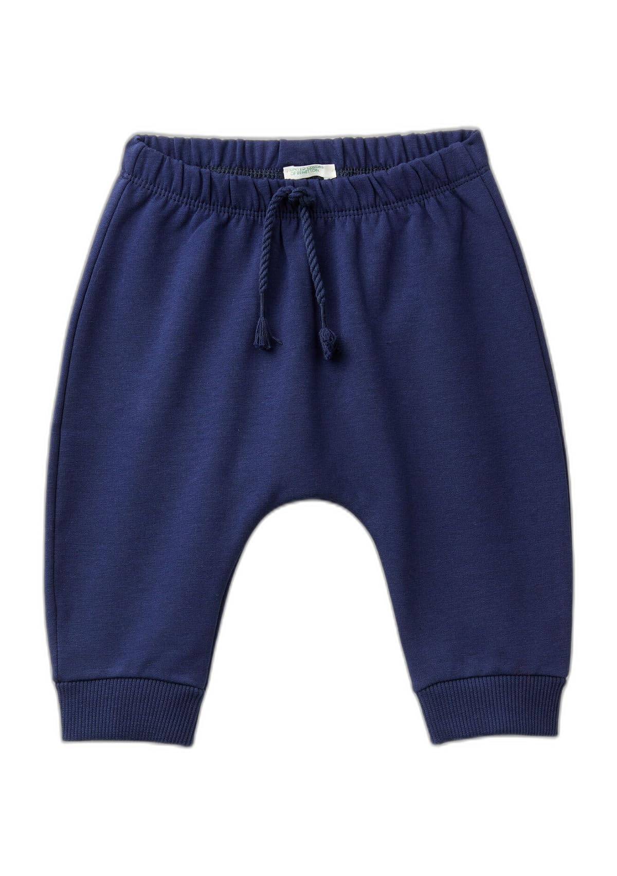 Benetton Pantaloni Felpa Bimbi 56 Blu Tasca Dietro
