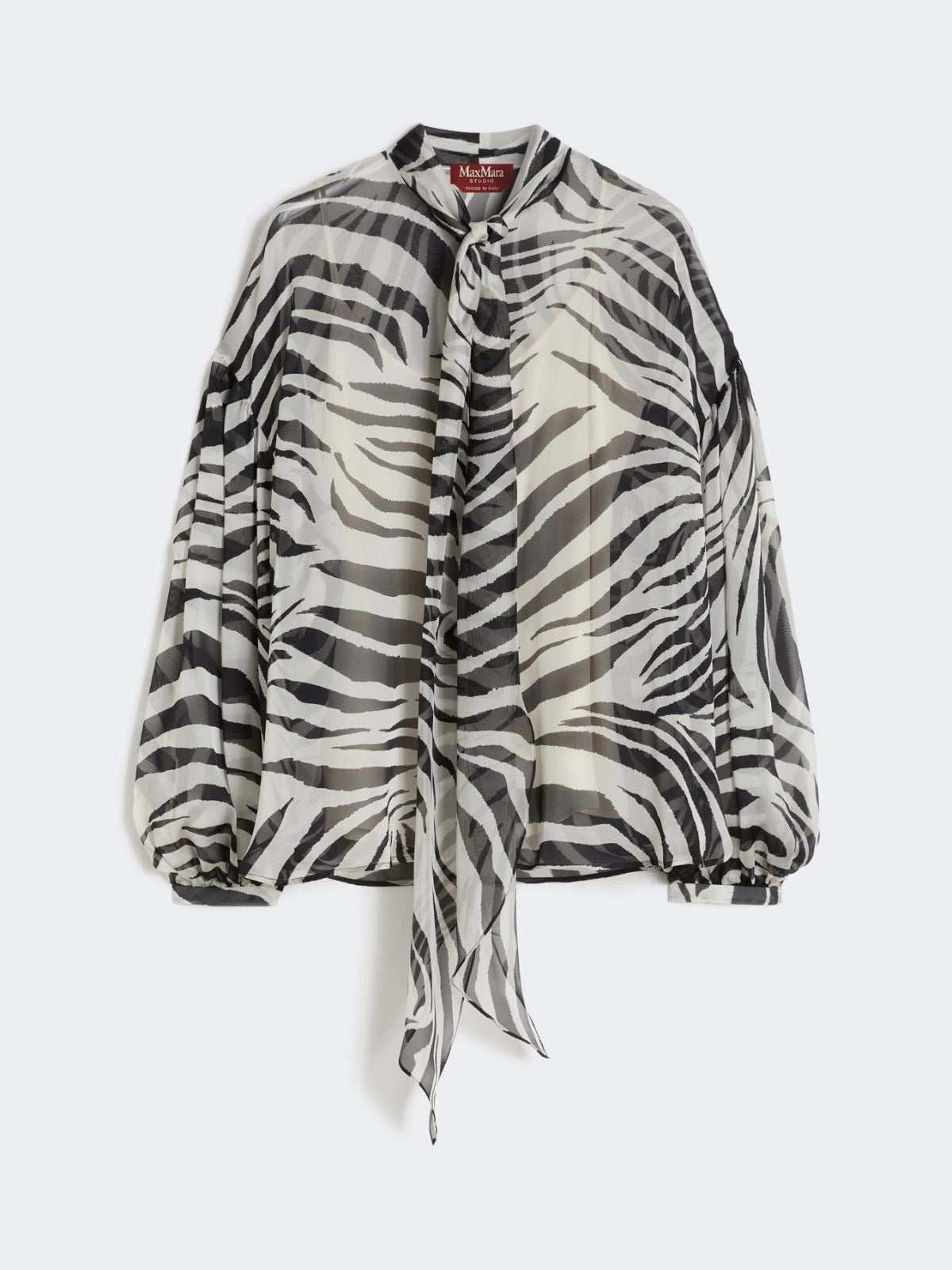 Max Mara Studio Ballata MSTBALLATA001 camicia donna bianco nero