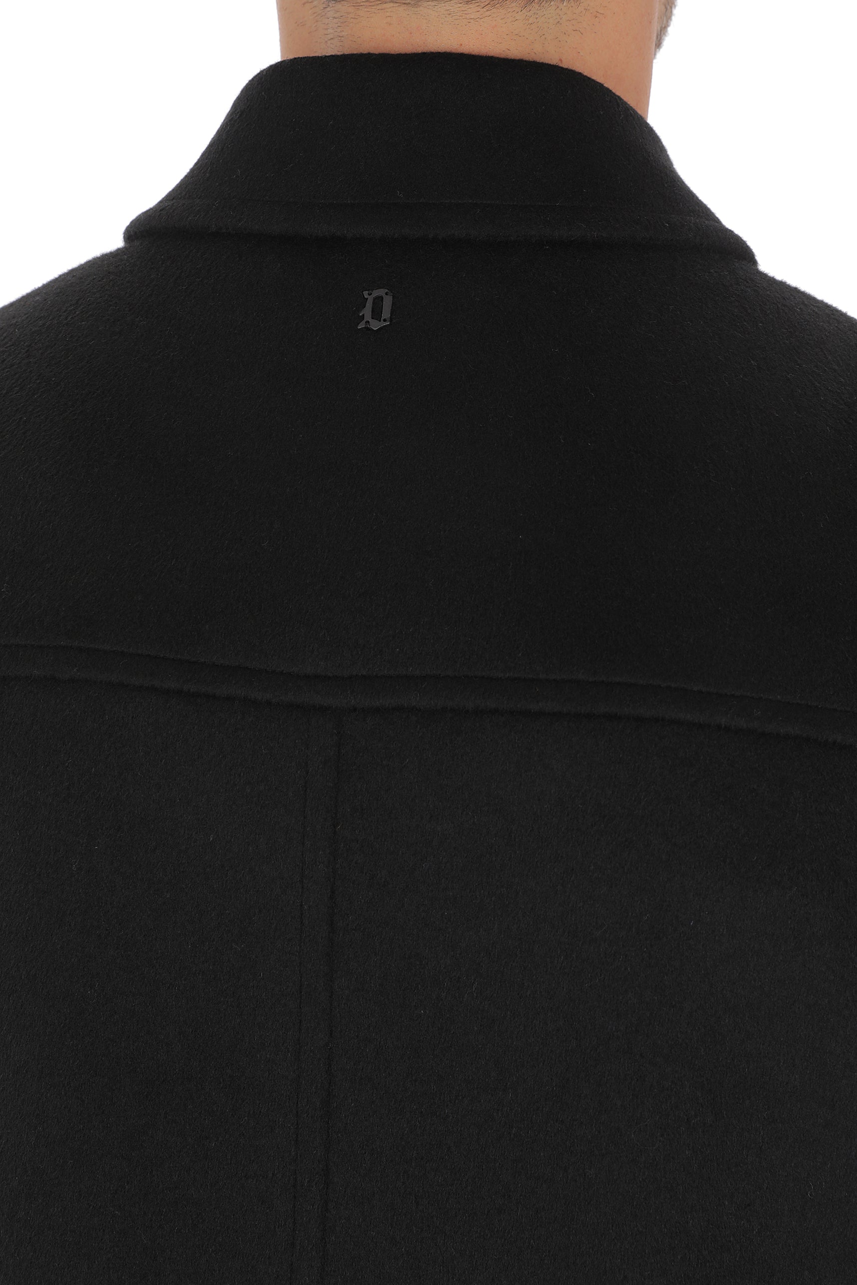 Dondup JU034 WF0184U giacca uomo nero misto lana