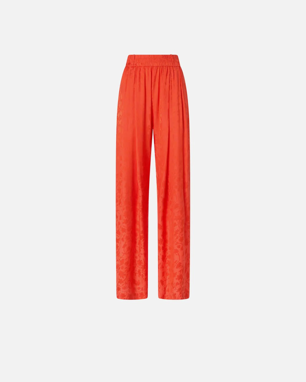 Pinko Bedonia 106802 Pantalone Donna Arancio Floreale
