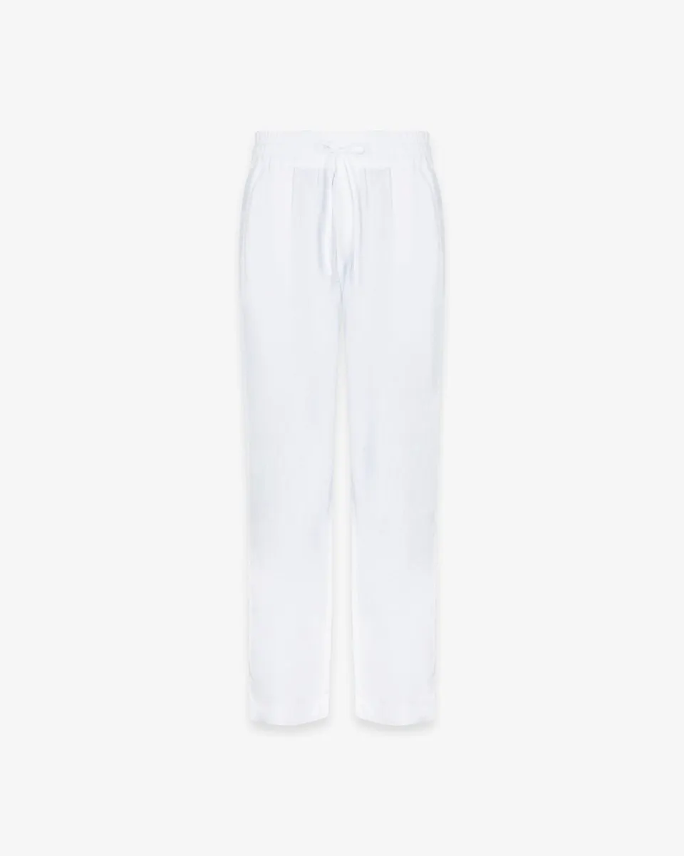 Hinnominate HMABM01552 pantalone uomo lino bianco