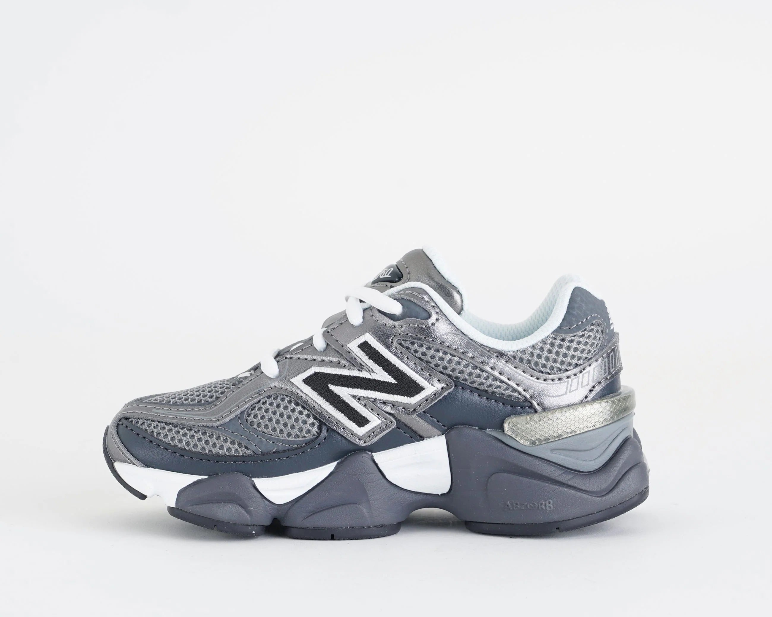 New Balance 9060 sneaker bambino magnet faded black suede