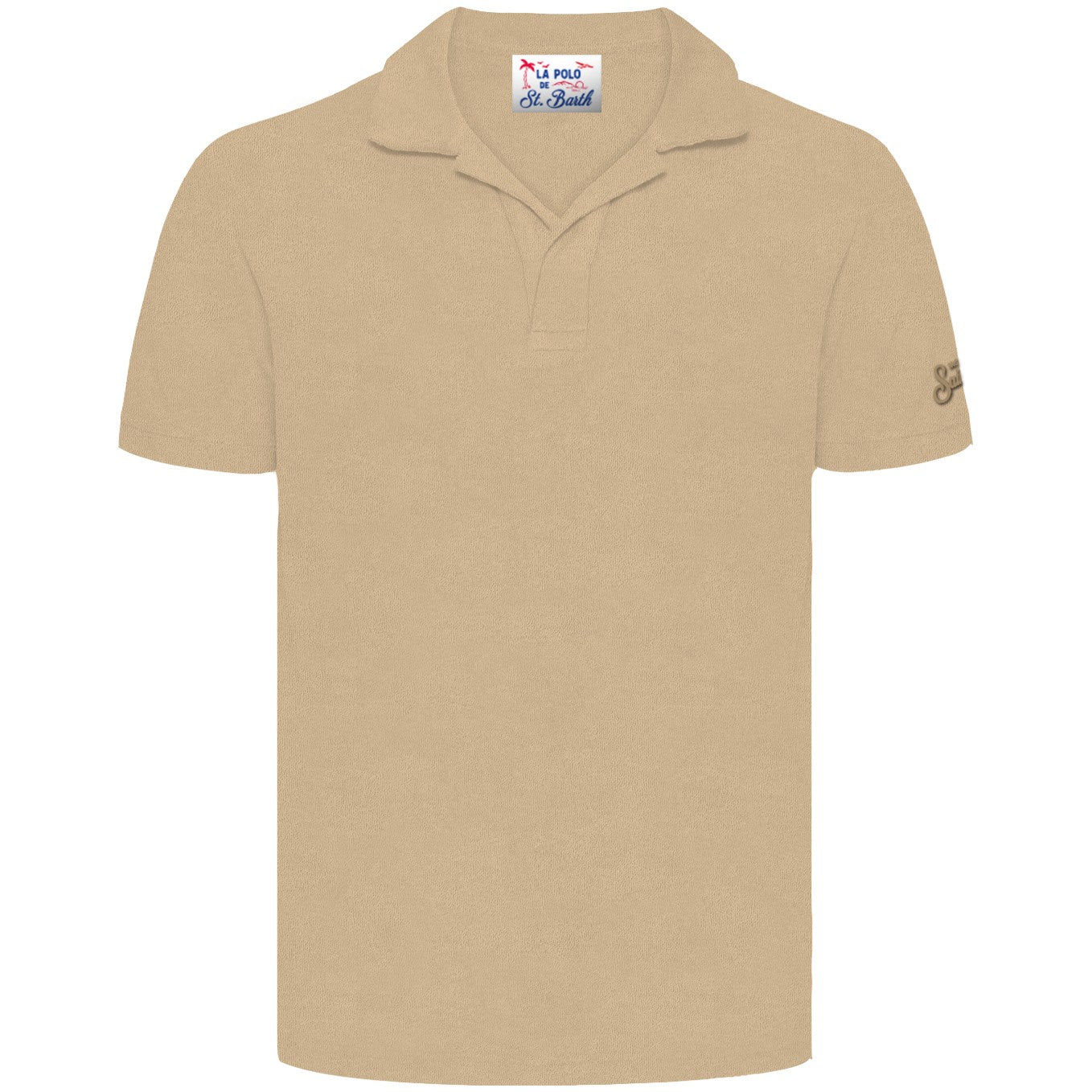 MC2 Saint Barth Jeremy 00152L Polo Uomo Beige spugna