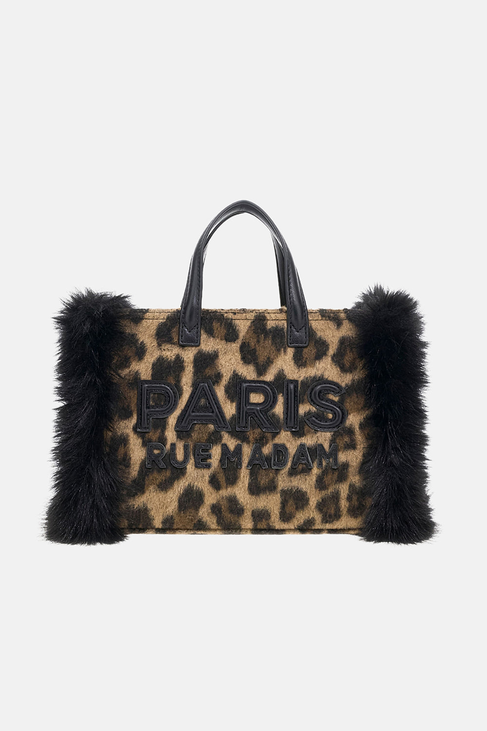 Rue Madam Megeve Mini 1627 tote bag donna leopard