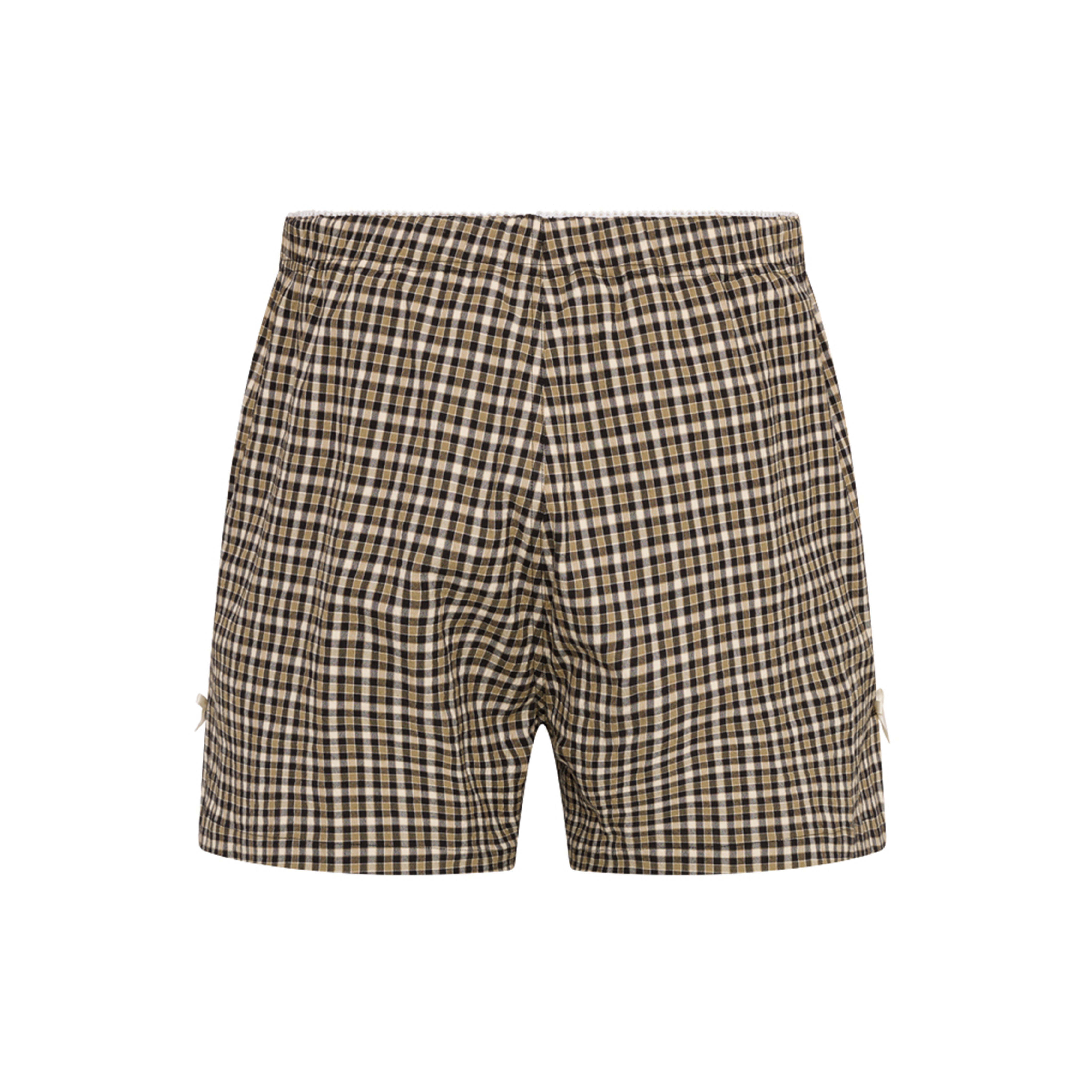 Martine Rose French Knickers shorts nero verde cotone