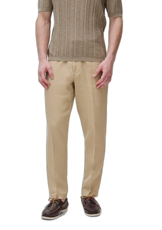 Benetton Pantaloni Uomo Pince Gamba Morbida Cotone