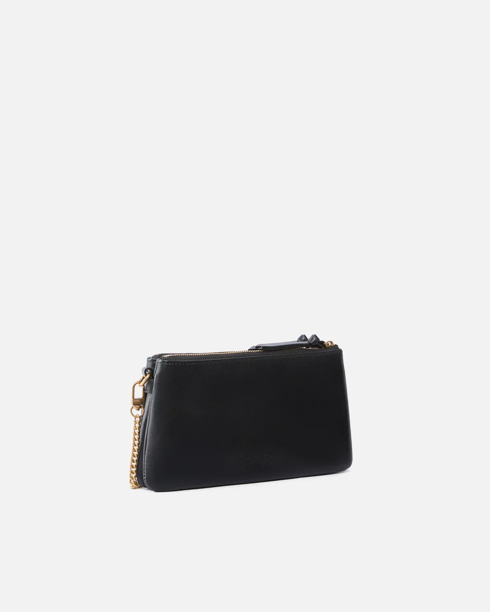 Pinko Mini Double 105359 Borsa Donna Nero Antique Gold