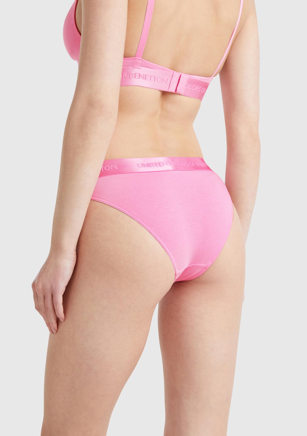 Benetton Intimo Slip Donna 3op81s01m Cotone Organico