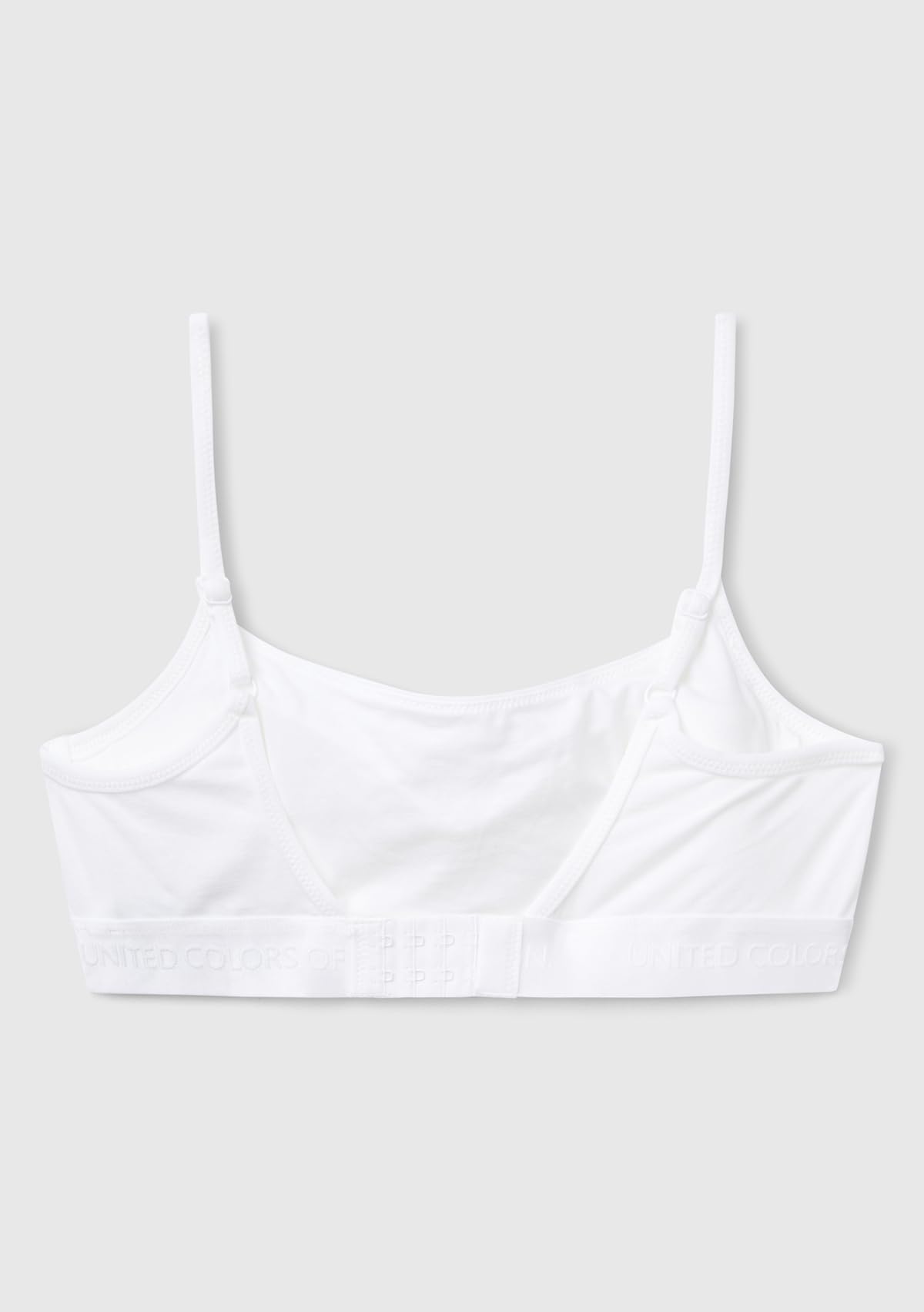 Benetton Brassiere Soft Reggiseno Cotone Nero Taglia L