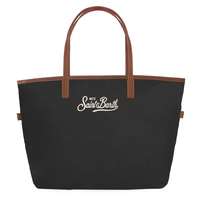 MC2 Saint Barth City Bag 00288L borsa nylon nero zip