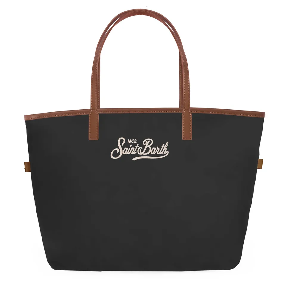 MC2 Saint Barth City Bag 00288L borsa nylon nero zip