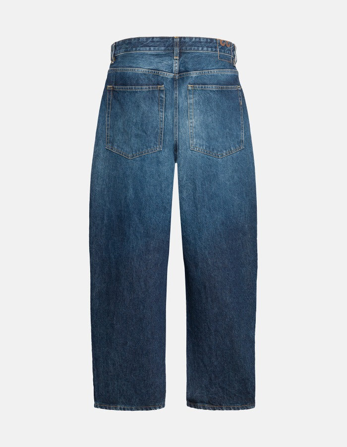Dondup Anthony UP706 Jeans Uomo Blu Loose Denim