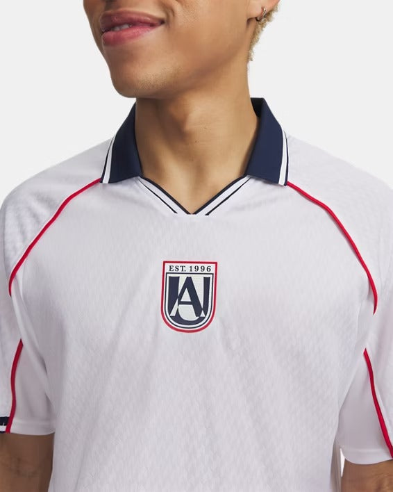 Under Armour 77-6009881 Terrace polo uomo bianco jacquard