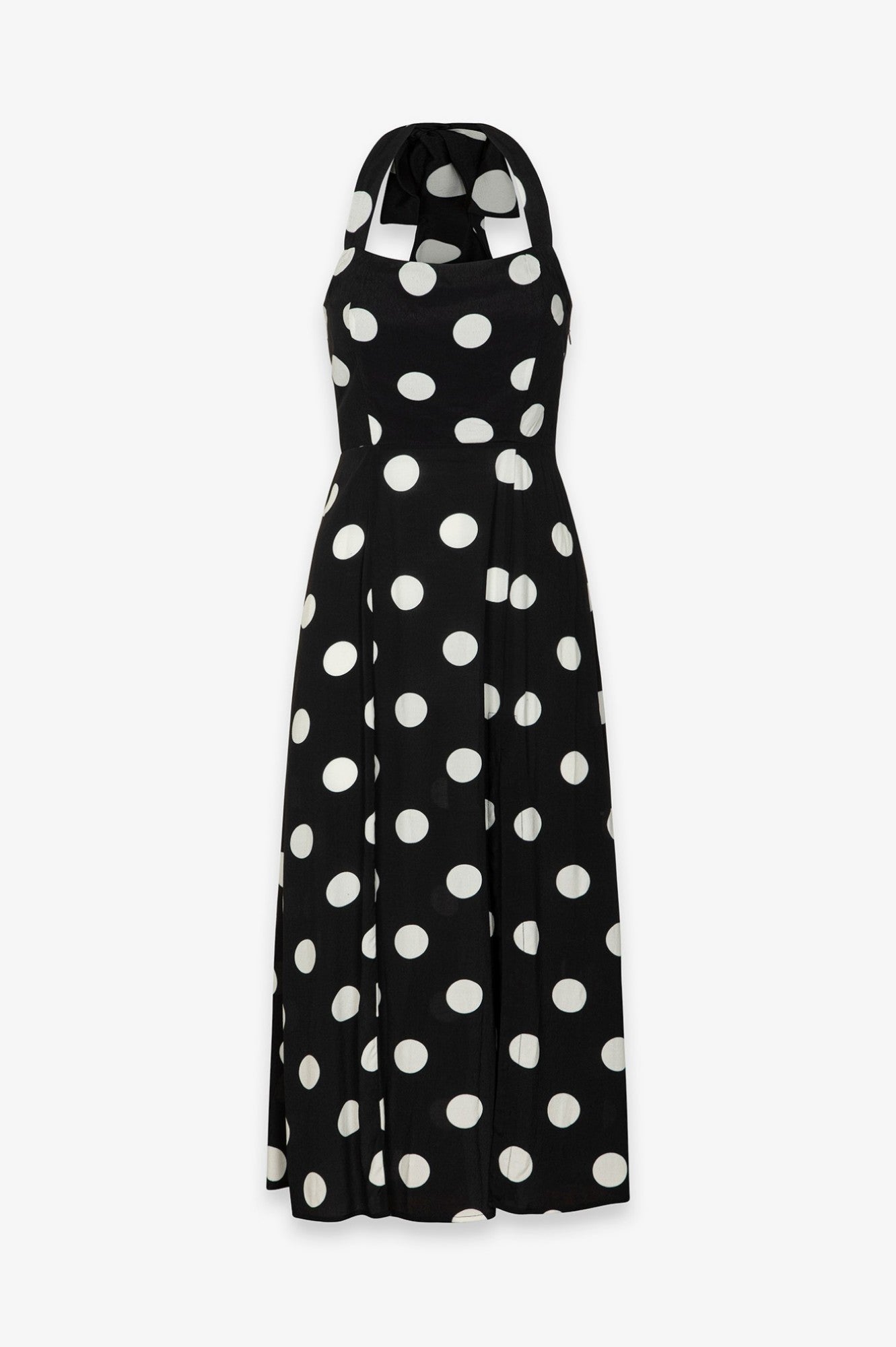 Mar De Margaritas Paula MMABW1536 Abito Midi Pois Nero