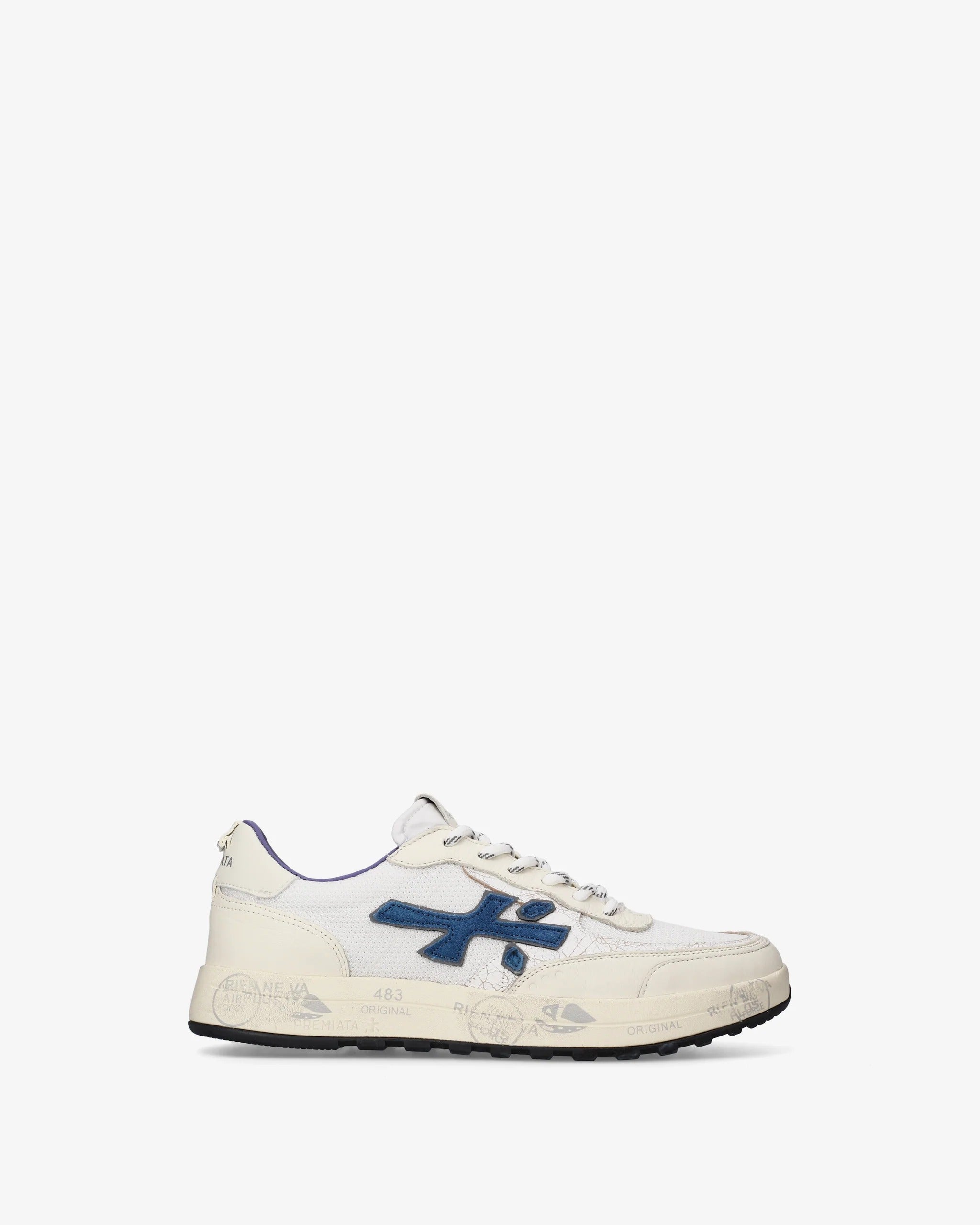 Premiata Nous 8063 sneakers uomo bianche nylon pelle