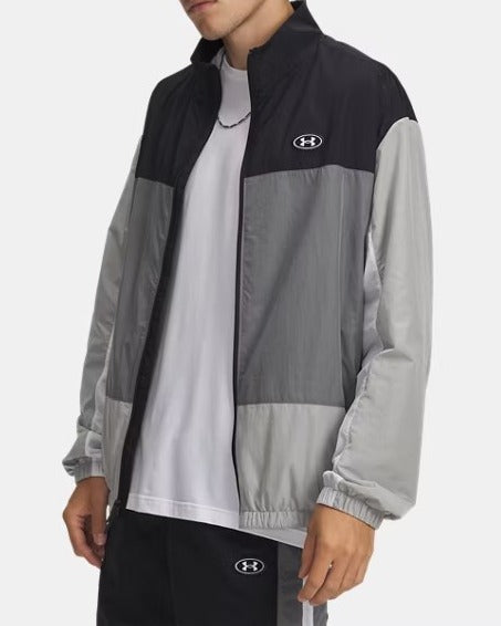 Under Armour Icon Woven Track giacca uomo nero nylon