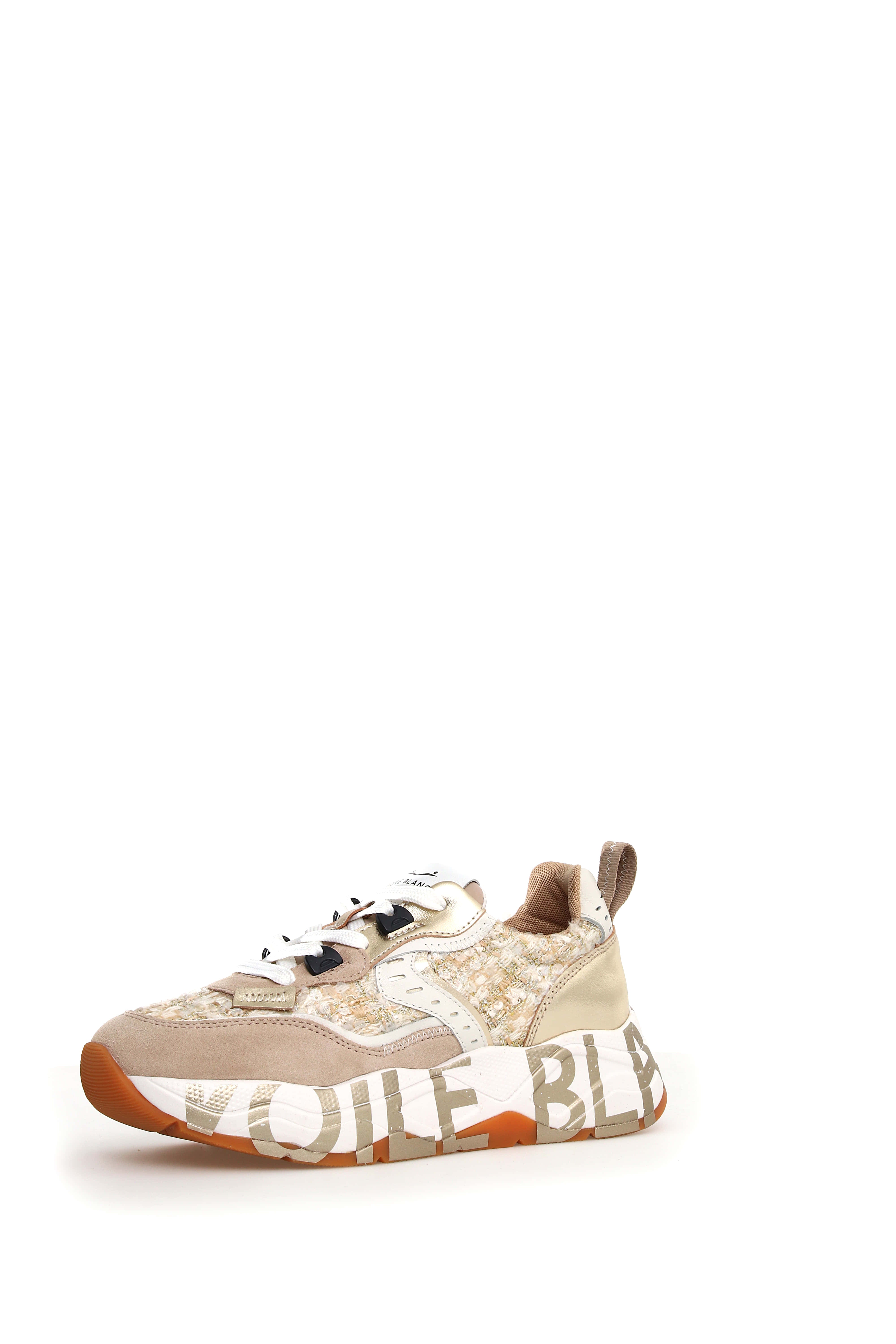 Voile Blanche Club 105 2017475 16 Sneaker Donna Beige Platino Bouclé