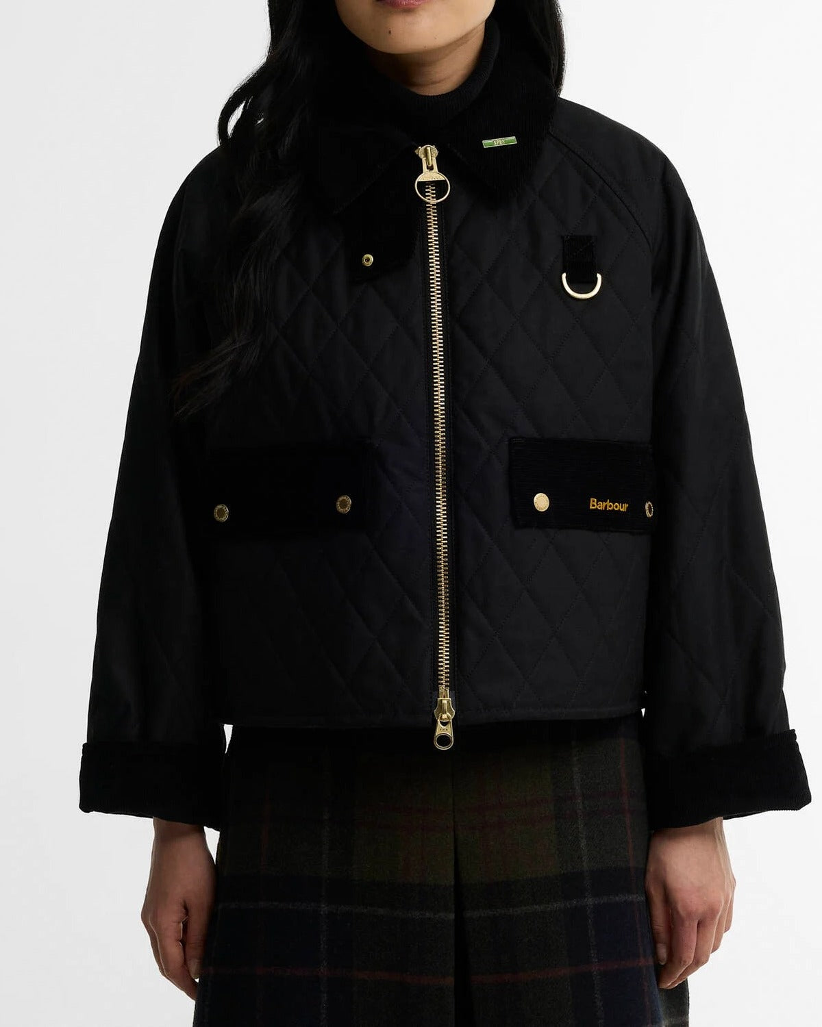 Barbour Icons Spey LWX1580 giacca donna nero cerato