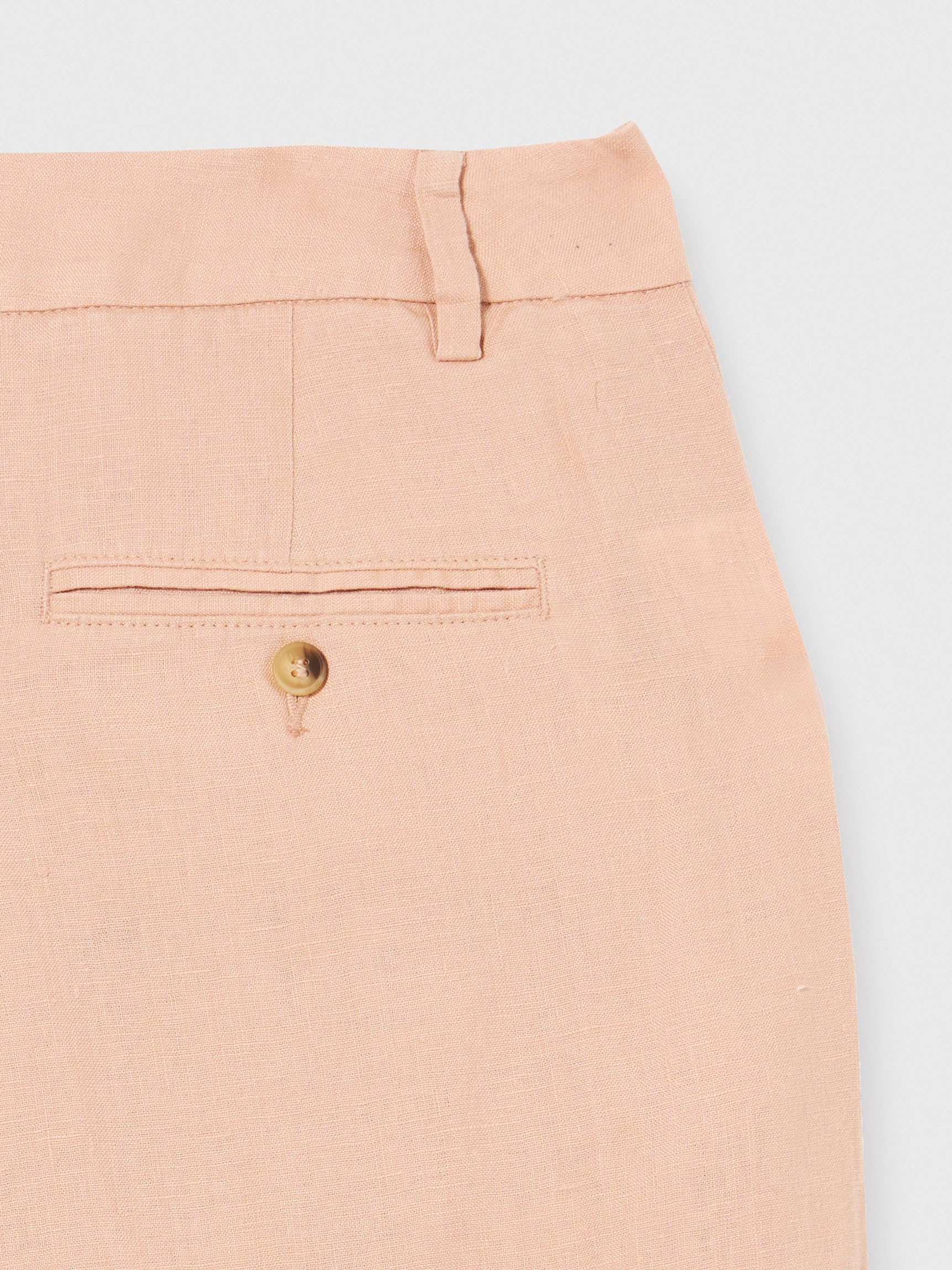 Benetton 4AGHDF05W Pantaloni Donna Lino Vita Regular