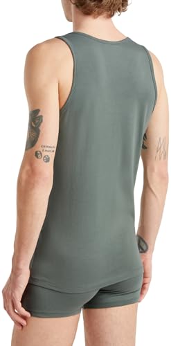 Benetton Canotta 3op82h257 Canottiera Uomo Verde