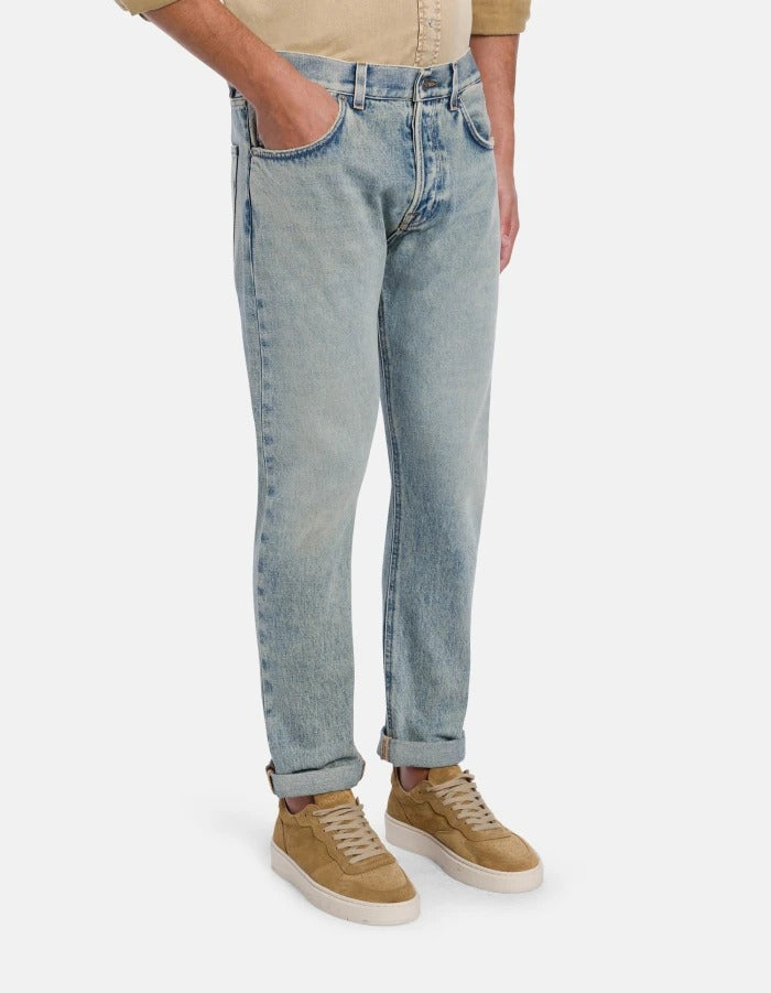 Dondup Icon UP563 DFE329U Jeans Uomo Blu Regular