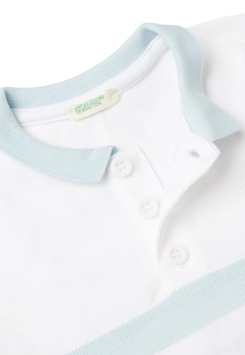 Benetton Polo Unisex Bimbi Piquet Taglia 50 Cotone