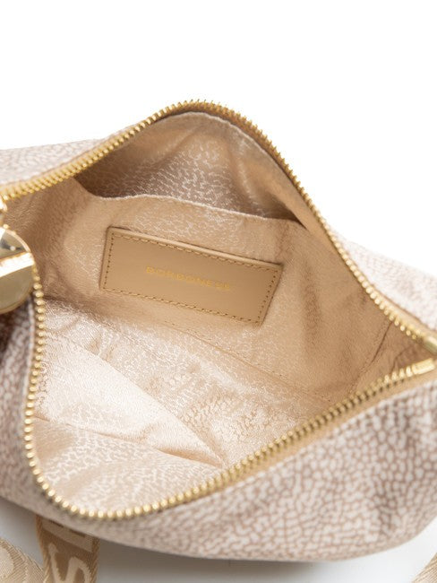 Borbonese 934137-I15 Borsa Luna Mini Sabbia Donna