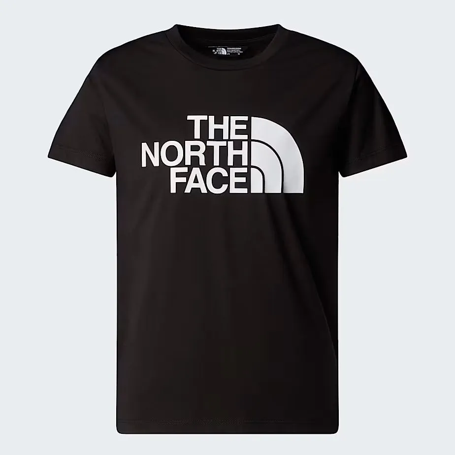 The North Face Easy NF0A8EHG T-Shirt Bambino Nero Cotone