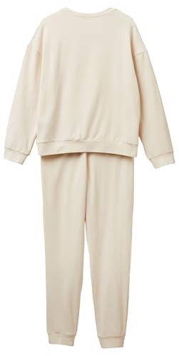 Benetton 3L333P04A Pigiama Donna Caldo Beige Taglia S