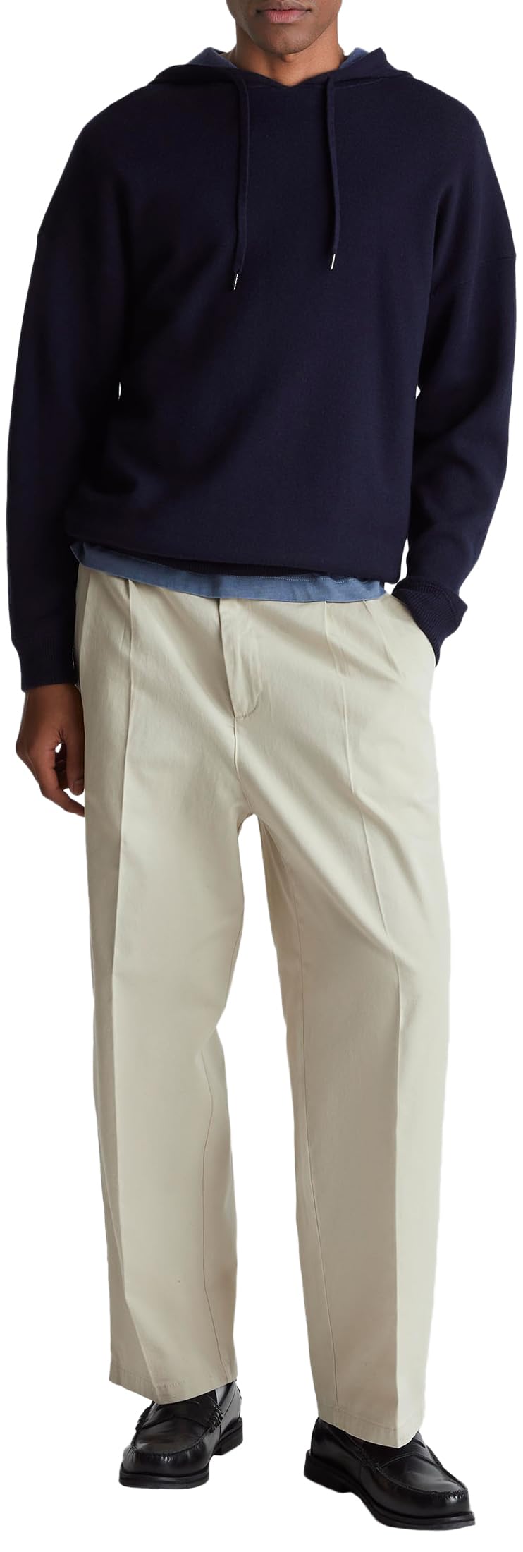 Benetton 1y6sk201x Felpa Uomo M con cappuccio over