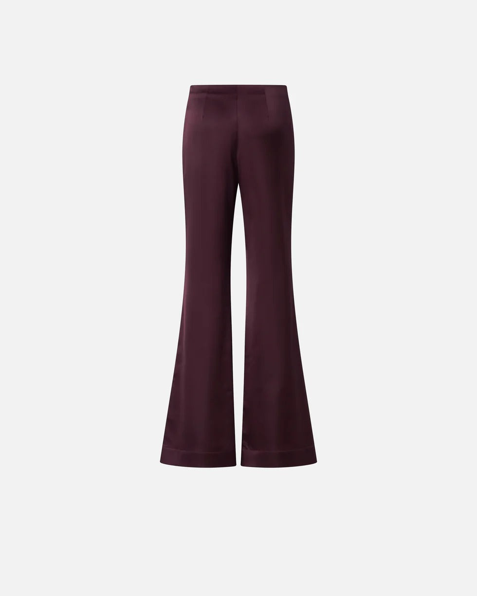 Pinko Pinolo 106434 A361 pantalone bordeaux satin