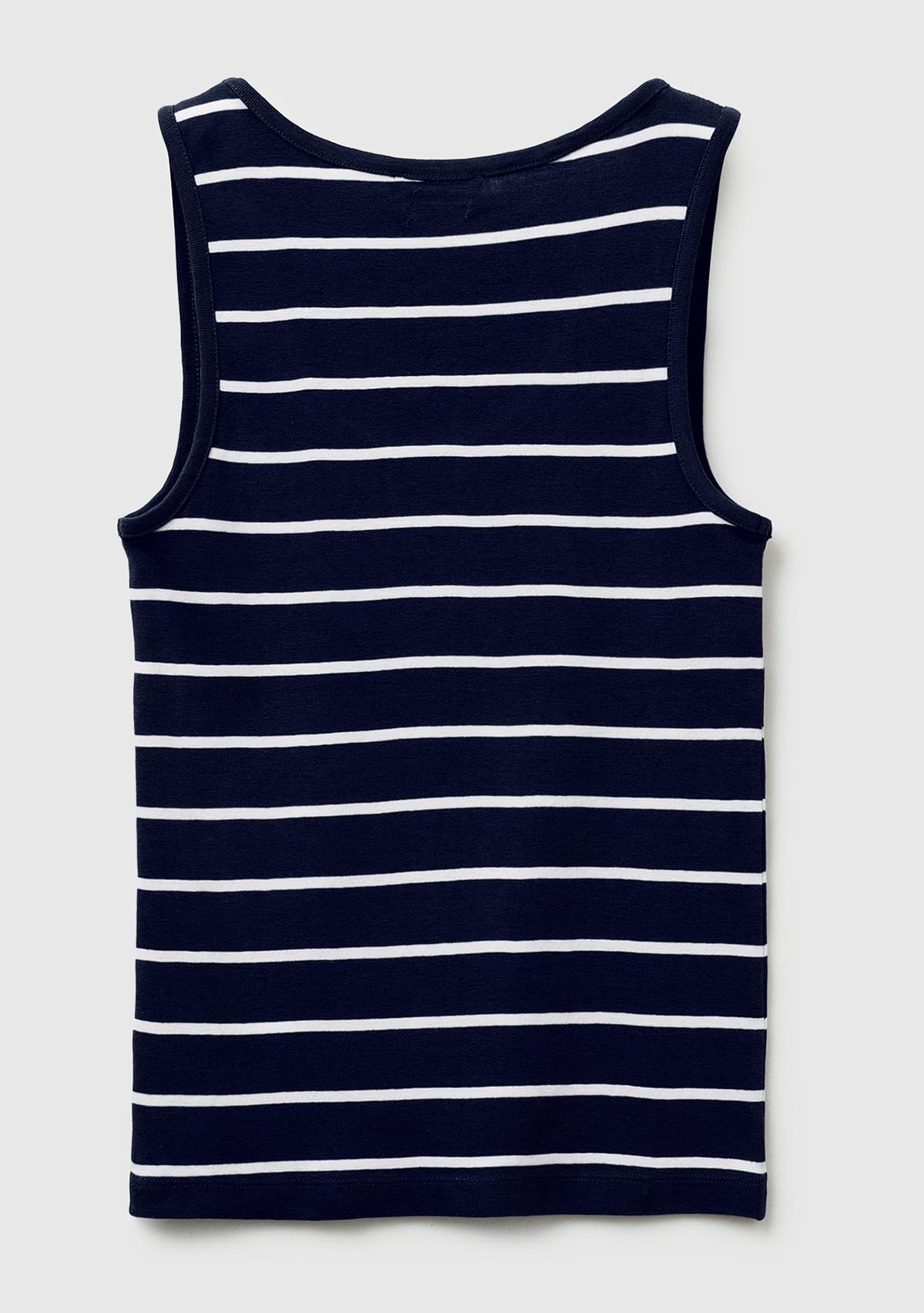 Benetton 339pdh018 Canotta Donna Costina Blu XS