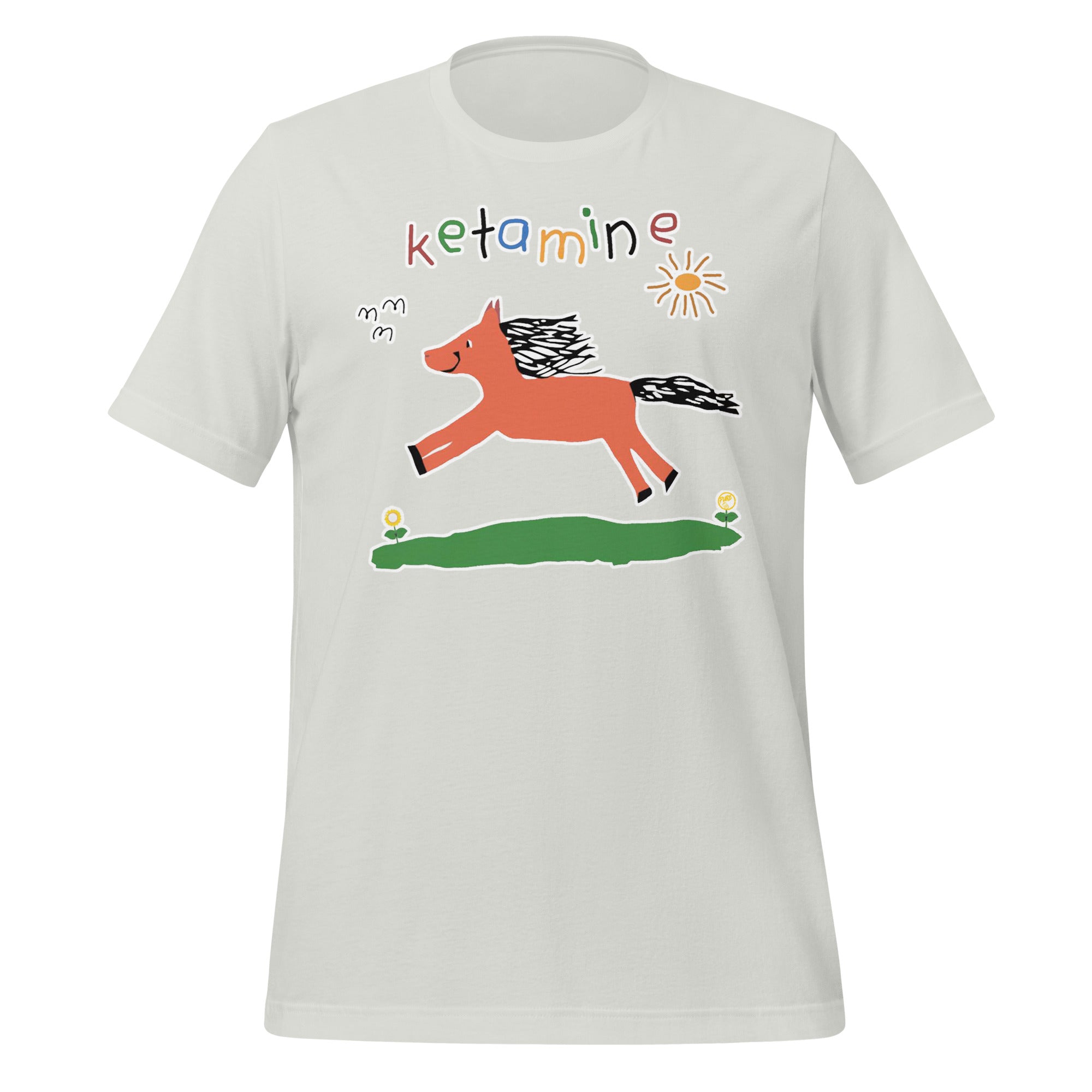 Pure Trash Ketamine t-shirt uomo nera cotone