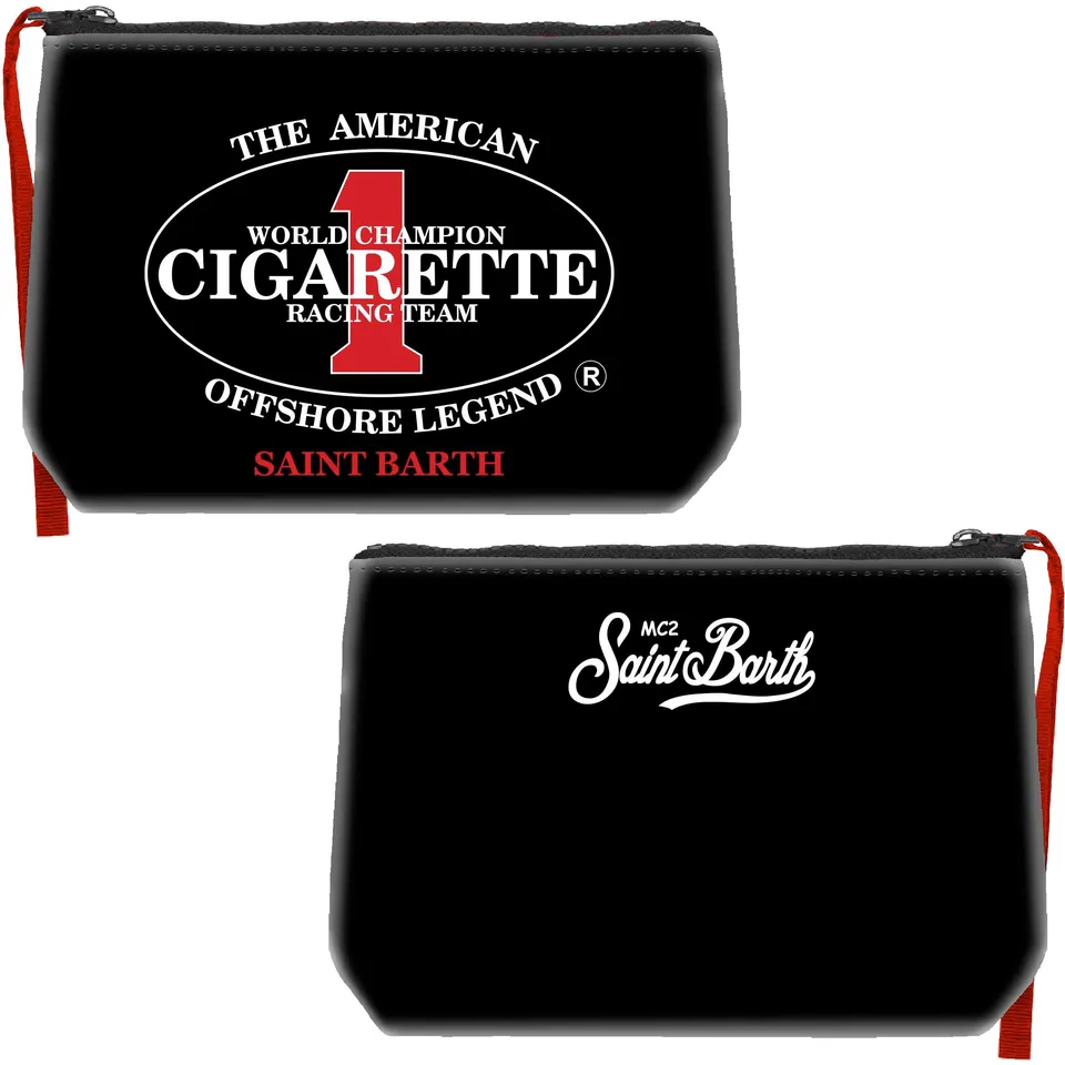 MC2 Saint Barth Aline 07772L Pochette Nero Cigarette Racing Scuba