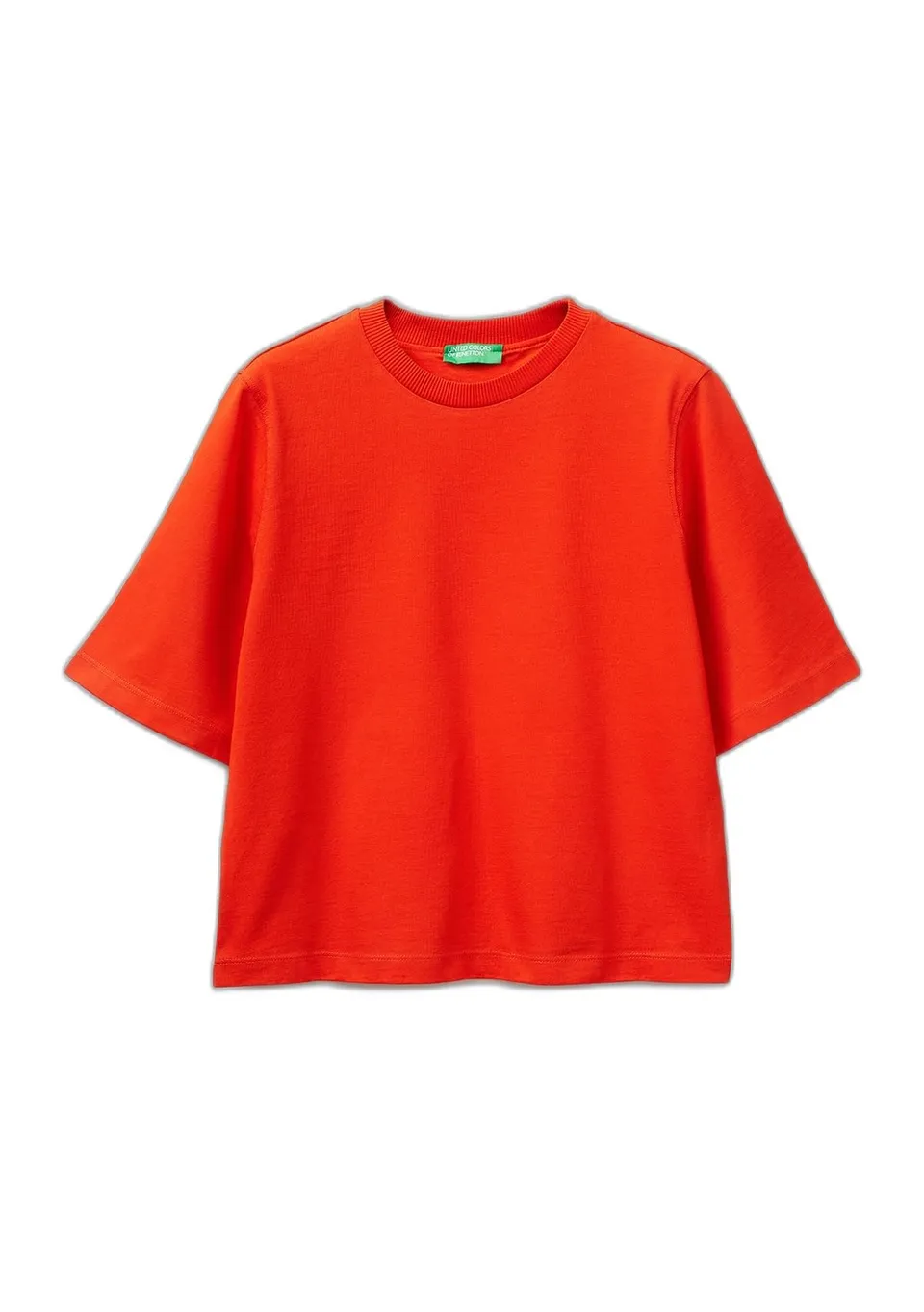 Benetton 3bl0e17g5 T-Shirt Donna Manica Corta