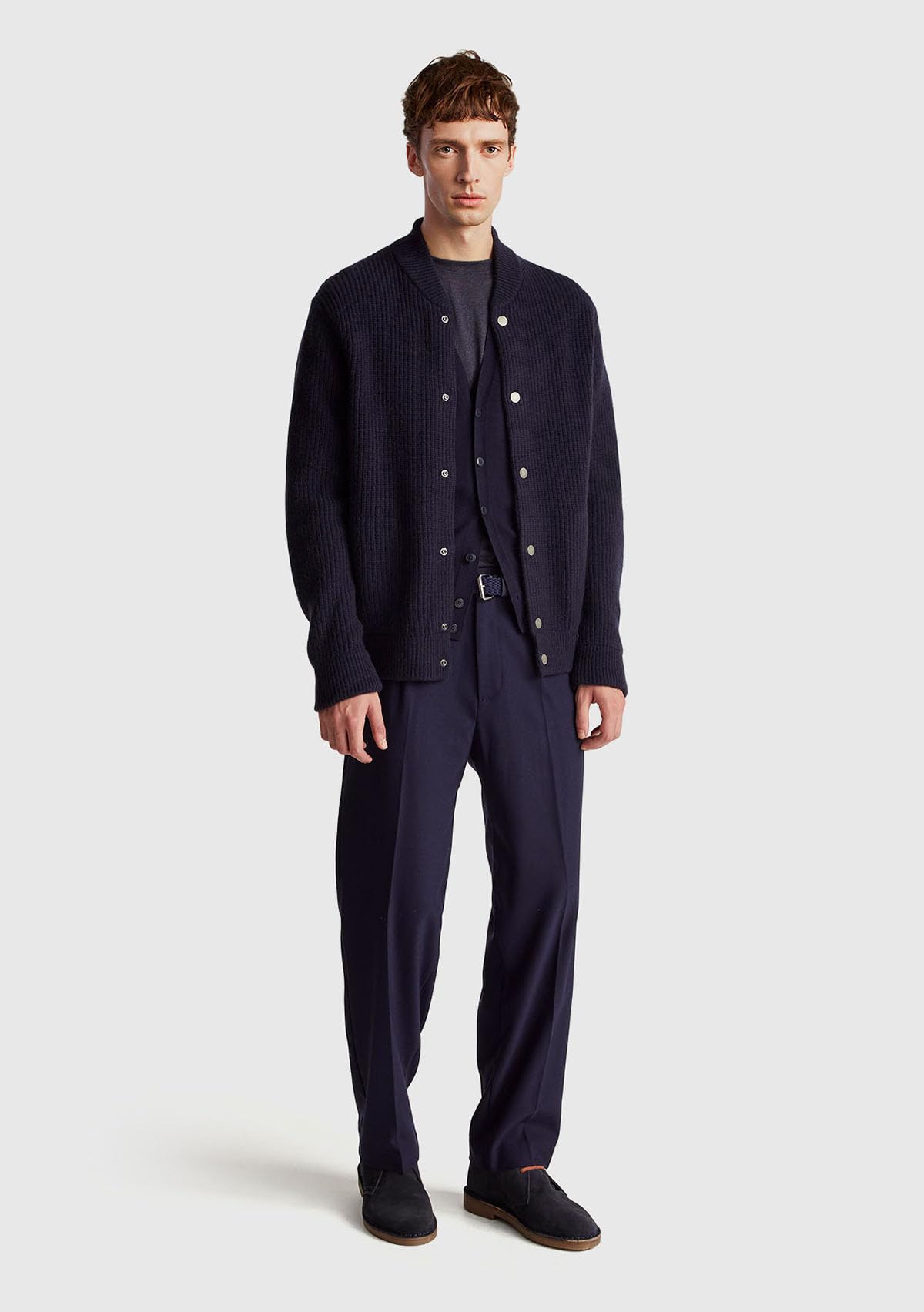 Benetton Maglieria 18ayu5019 Cardigan Uomo XS bomber