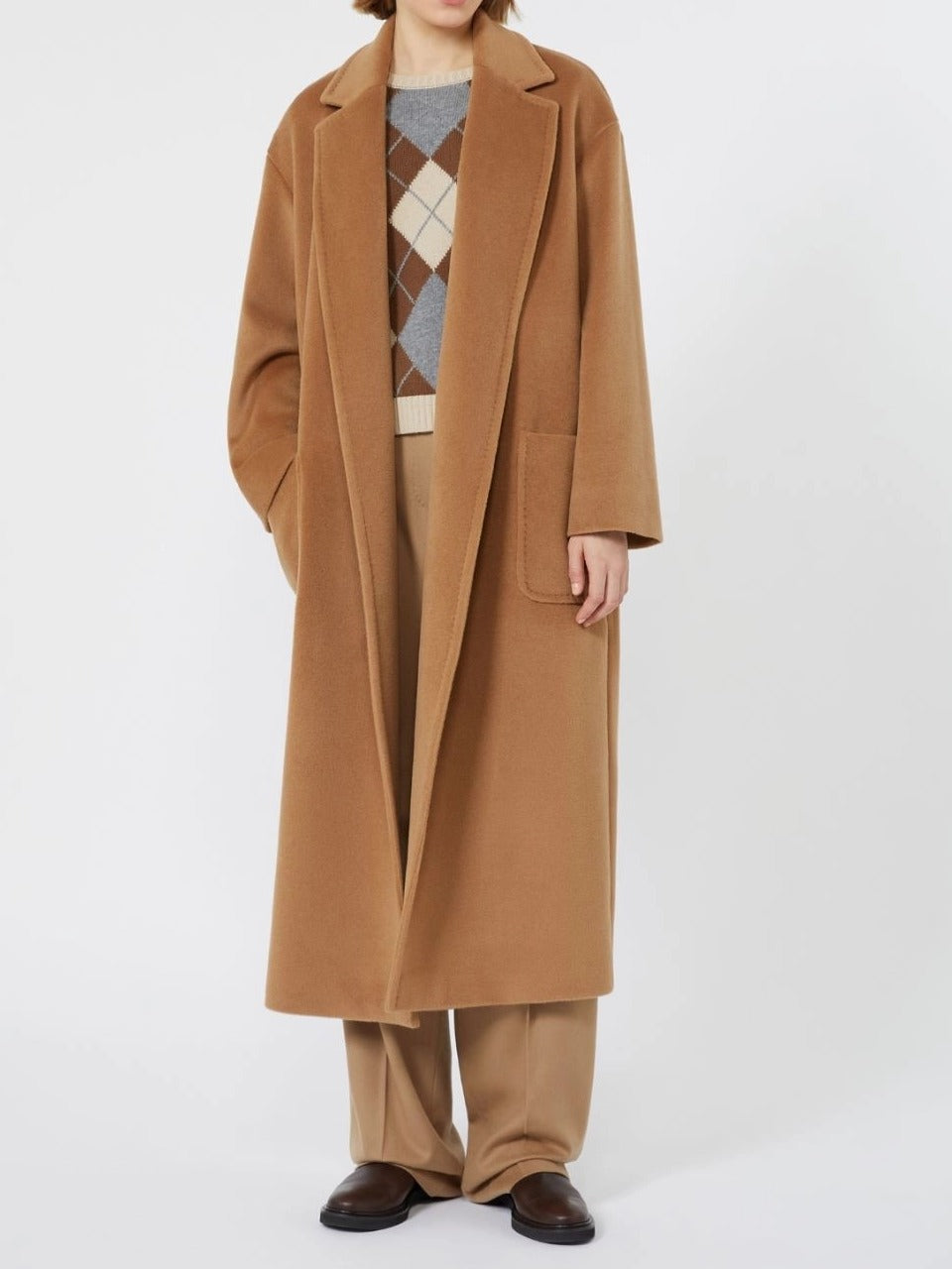 Max Mara Studio Giambo MSTGIAMBO002 cappotto cammello lana
