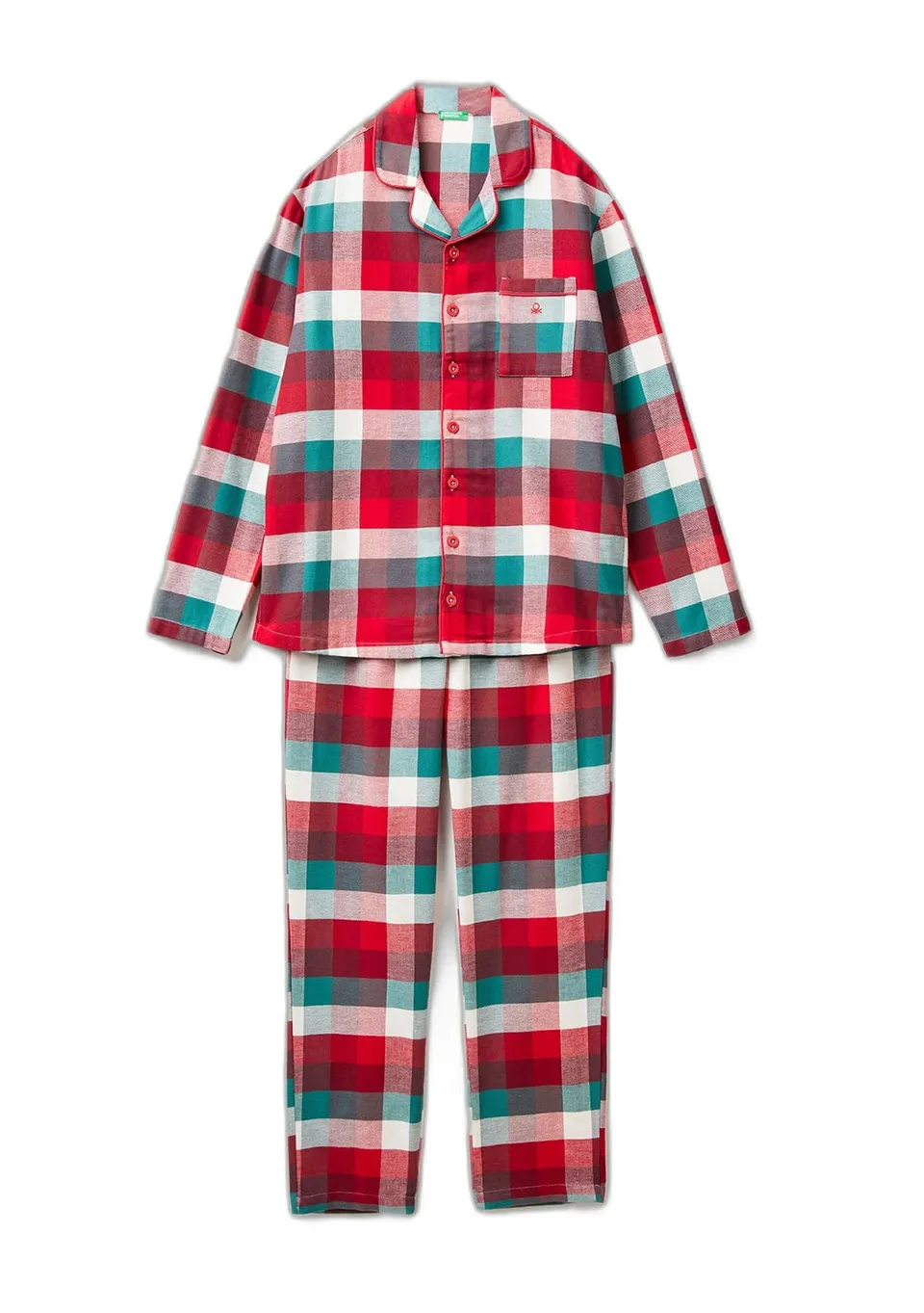 Benetton Intimo e Pigiami Set Pigiama Uomo Flanella S