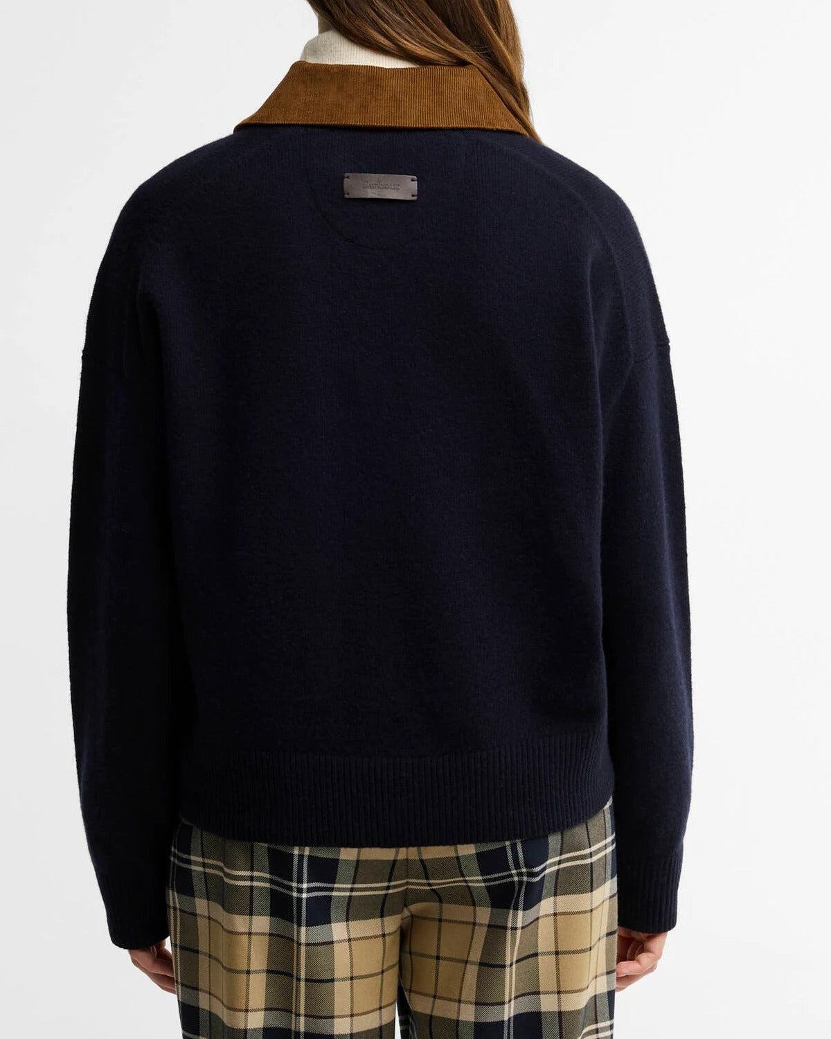 Barbour Ravenshill LKN1793 Maglione Donna Lana Navy