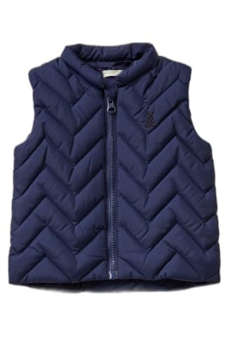 Benetton Gilet Imbottito Bimbo Collo Coreana Coniglietti