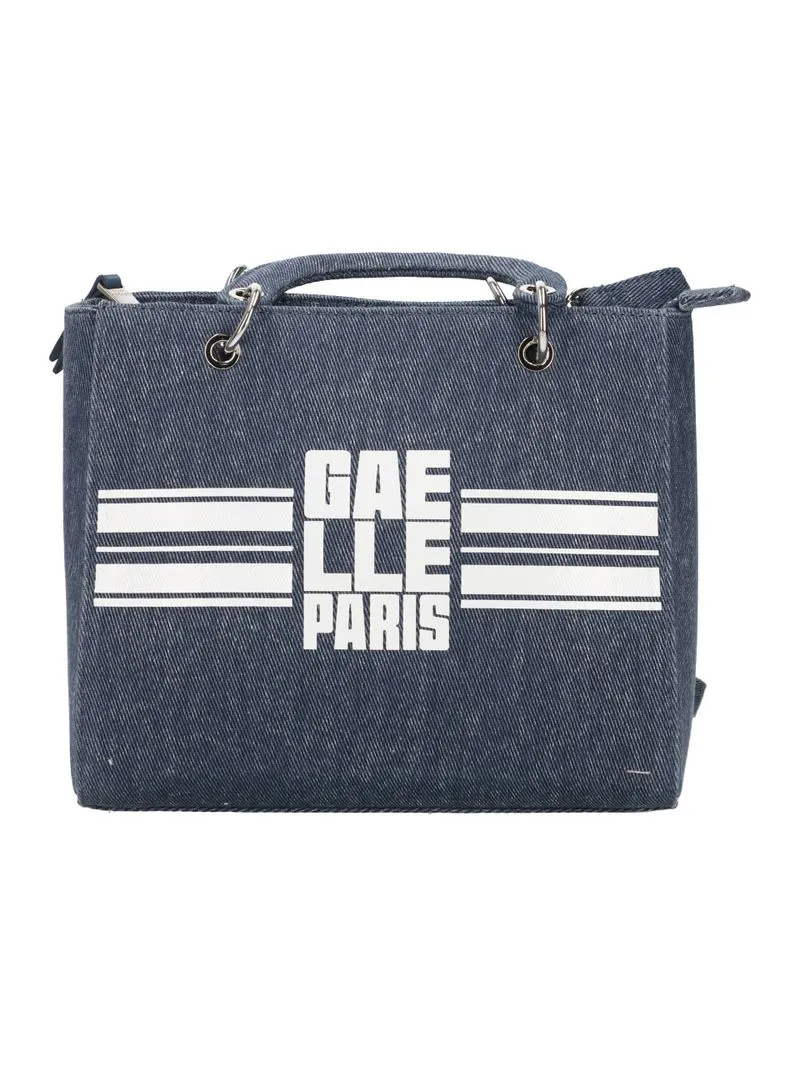 Gaelle Paris GAACW03112 Mini Tote Denim Blu Cotone