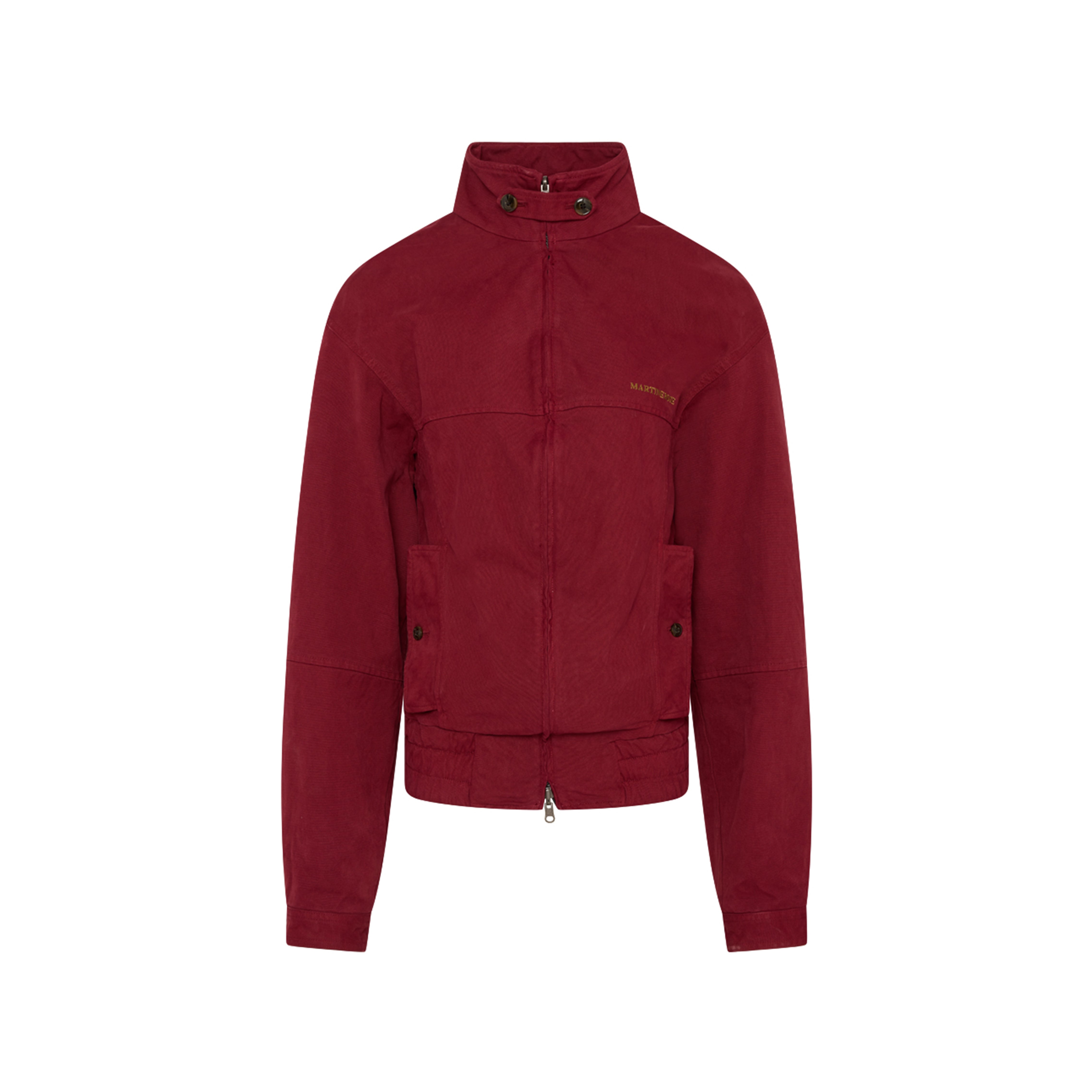 Martine Rose Harrington giacca bordeaux cotone regular