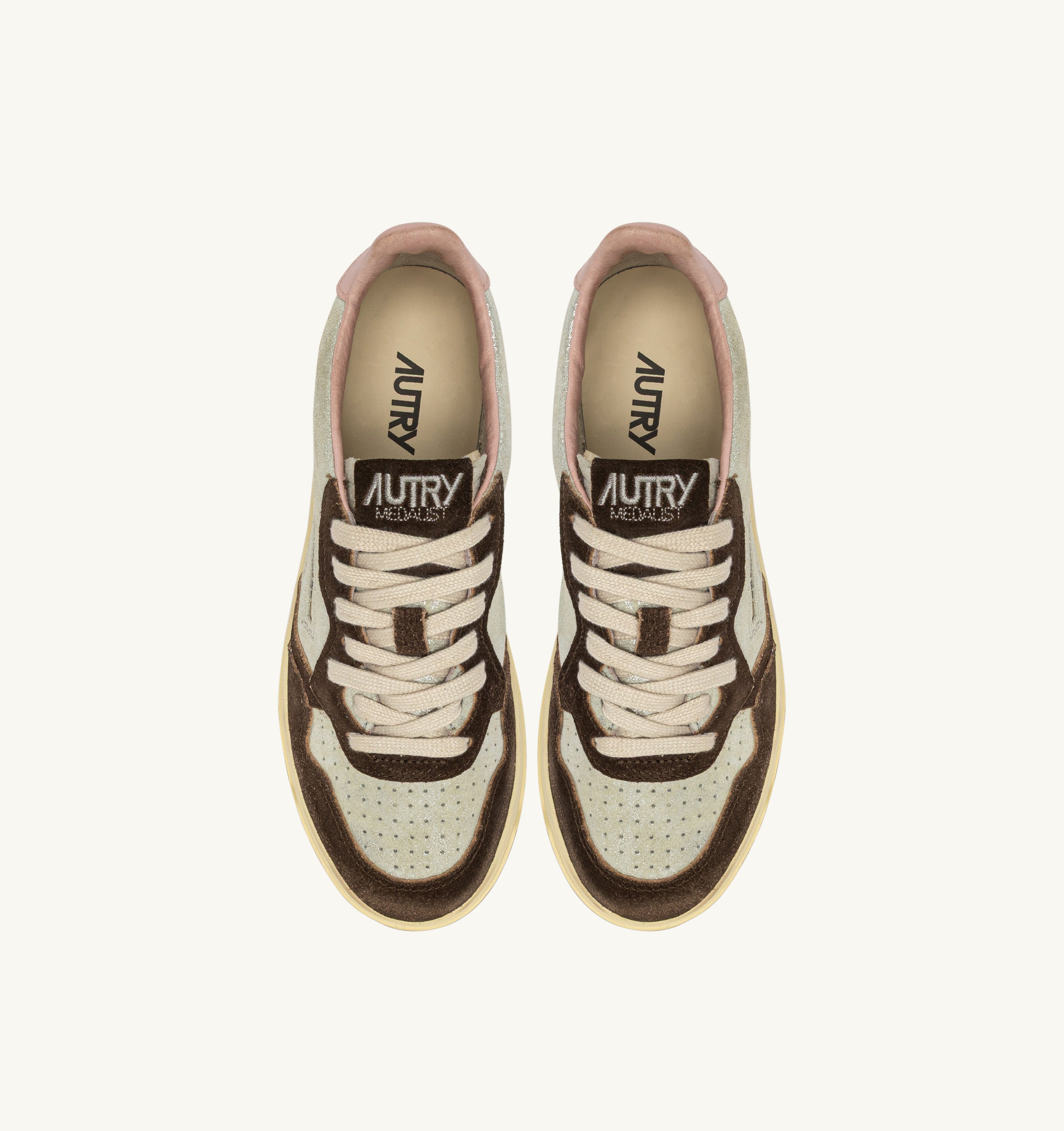 Autry Medalist Low AULW-YB02 Sneaker Silver Mustang