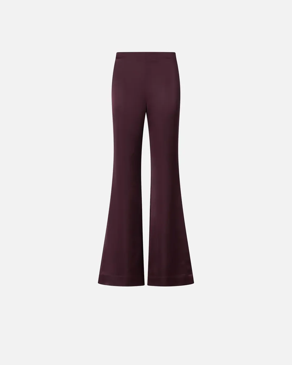 Pinko Pinolo 106434 A361 pantalone bordeaux satin
