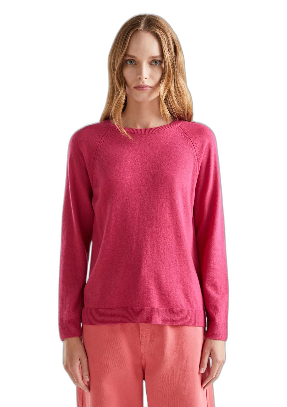 Benetton 1035d1p17 Maglia Donna Manica Lunga Nero
