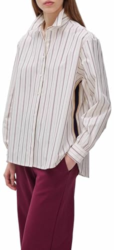 United Colors of Benetton 5x20dq0dj Camicia Donna Panna Cotone